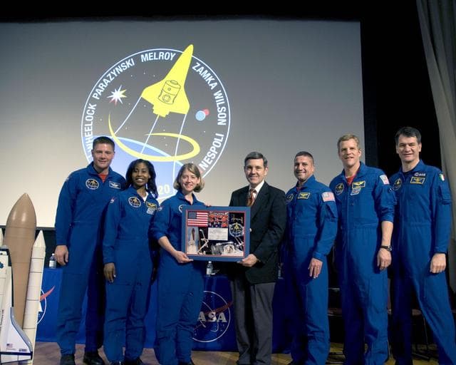 NASA image: Astronauts of Mission STS-120 visit Stennis Space Center