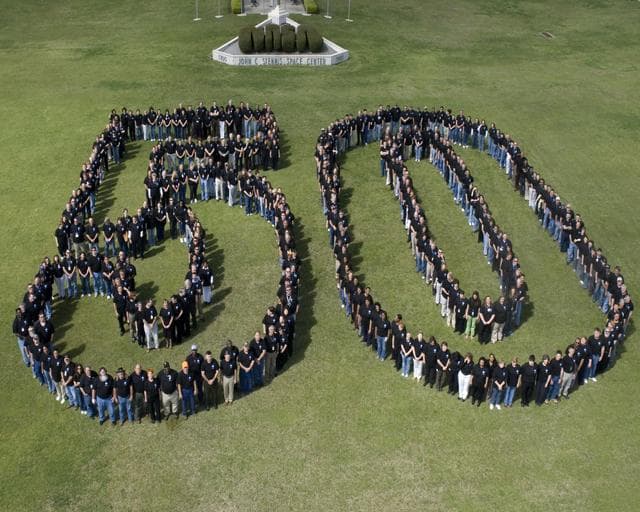 NASA image: NASA 50th Anniversary employee photo shoot