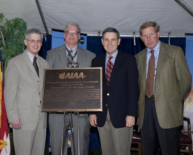 NASA image: AIAA designates Stennis as historic aerospace site