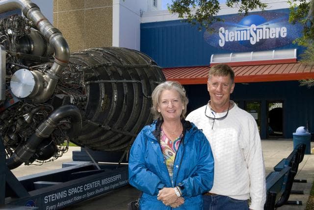 NASA image: Stennis' granddaughter visit