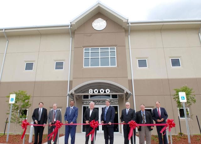 NASA image: Emergency Operations Center ribbon cutting