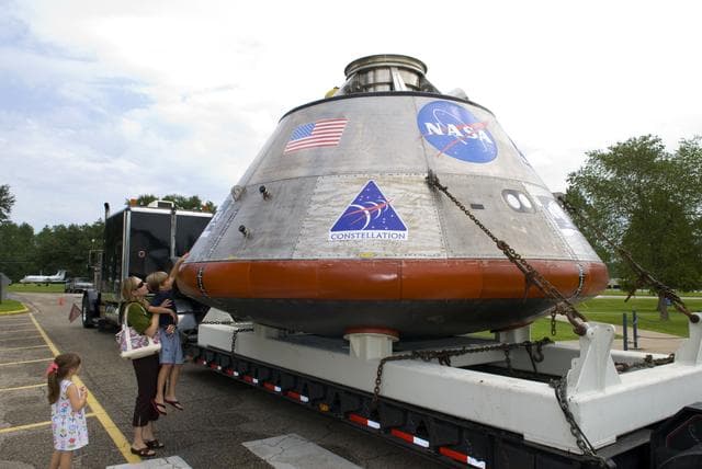 NASA image: Orion displayed at Stennis