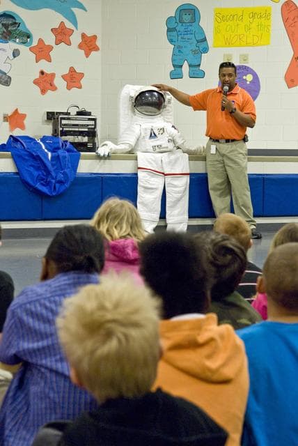 NASA image: Stennis visits Lake Cormorant school