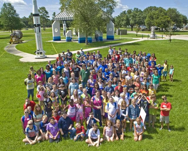 NASA image: Children enjoy visit to Stennis