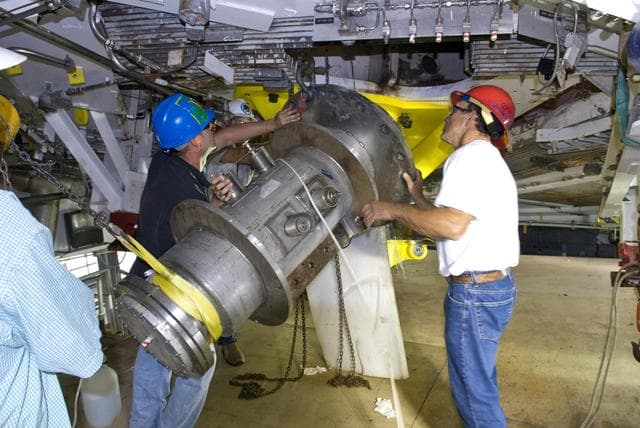 NASA image: A-2 Test Stand modification work