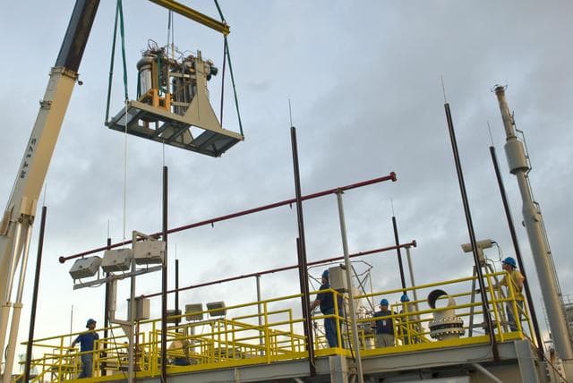 NASA image: CSG delivery and installation