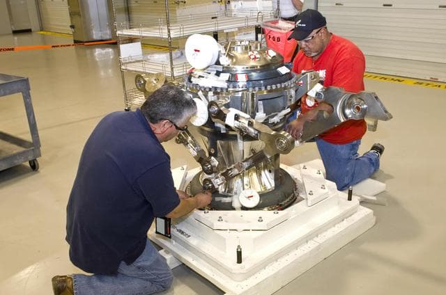 NASA image: J-2X engine assembly