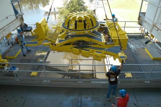 NASA image: A-1 Test Stand modifications