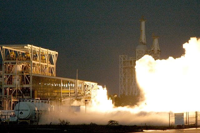 NASA image: AJ26 engine test