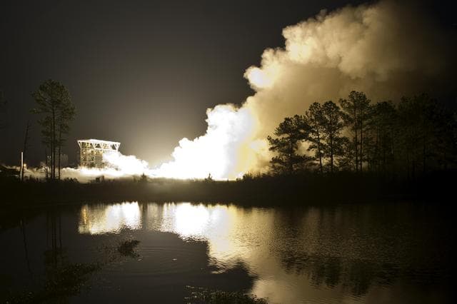 NASA image: AJ26 engine test