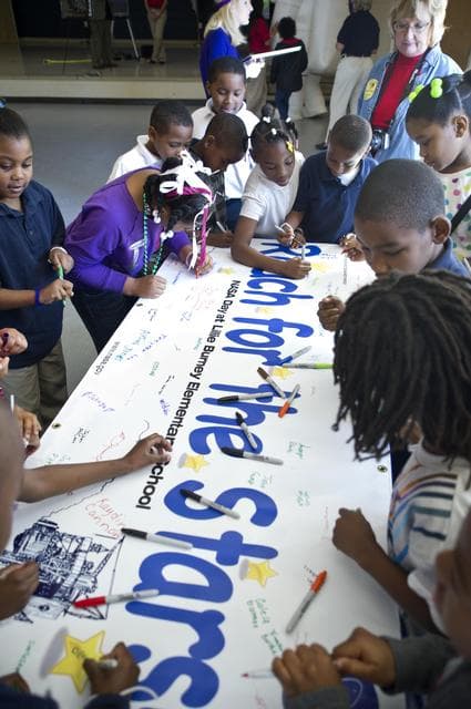 NASA image: School outreach event