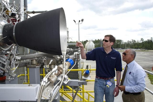 NASA image: Blue Origin testing