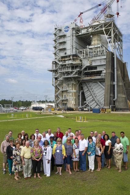 NASA image: Legislators visit