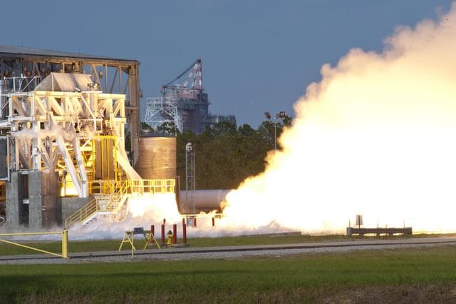 NASA image: AJ26 engine test