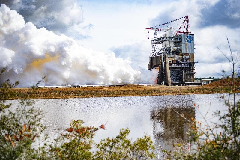 NASA image: NASA Marks Halfway Point for Artemis Moon Rocket Engine Certification Series