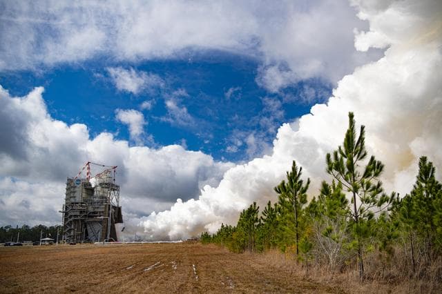 NASA image: NASA Marks Halfway Point for Artemis Moon Rocket Engine Certification Series