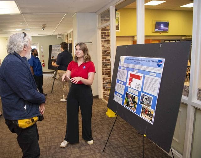 NASA image: Summer Interns Display NASA Stennis Work