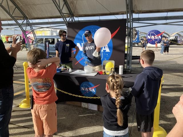NASA image: NASA Attends Blue Angels Airshow