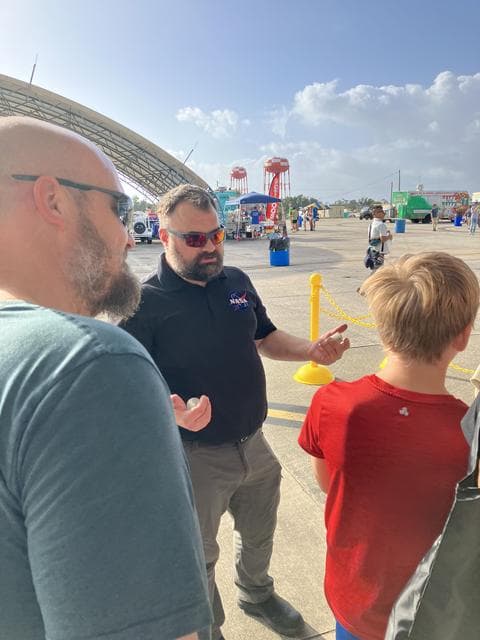 NASA image: NASA Attends Blue Angels Airshow