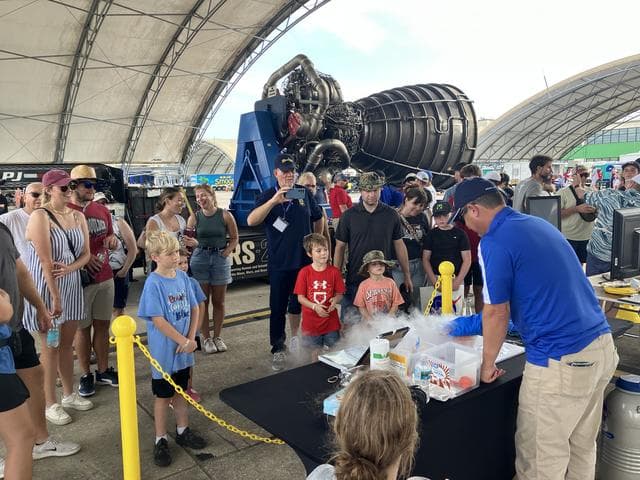 NASA image: NASA Attends Blue Angels Airshow