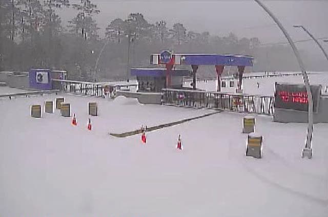 NASA image: NASA Stennis Becomes Winter Wonderland