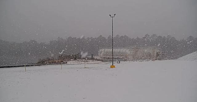 NASA image: NASA Stennis Becomes Winter Wonderland