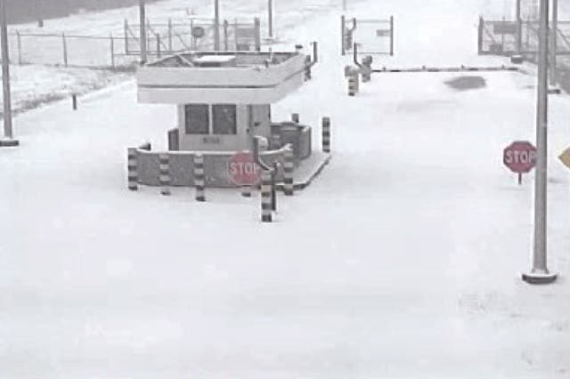 NASA image: NASA Stennis Becomes Winter Wonderland