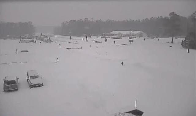 NASA image: NASA Stennis Becomes Winter Wonderland