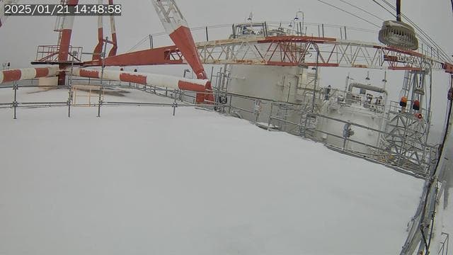NASA image: NASA Stennis Becomes Winter Wonderland