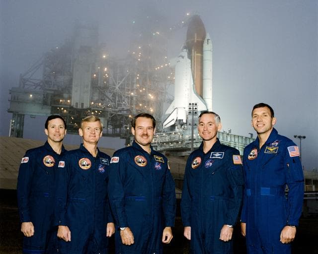 NASA image: STS-36 official crew portrait