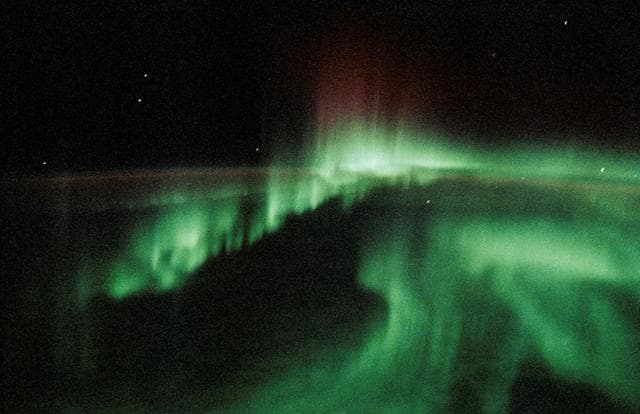 NASA image: STS-47 view of the Aurora Australis