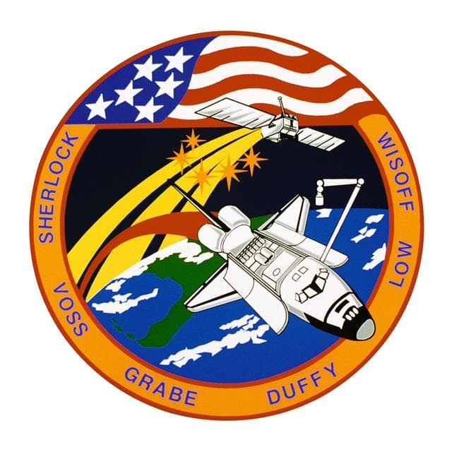 NASA image: STS-57 Endeavour, Orbiter Vehicle (OV) 105, crew insignia