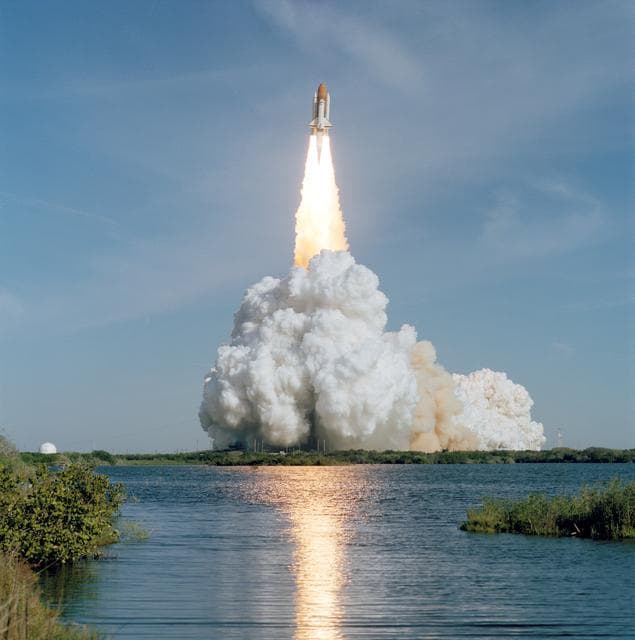 NASA image: Liftoff of STS-62 Space Shuttle Columbia