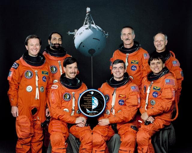 NASA image: STS-75 Official crew portrait