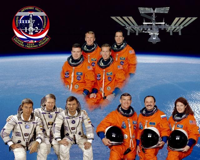 NASA image: Void - STS-102 crew portrait