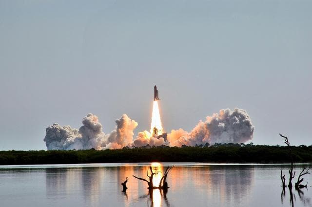 NASA image: STS-114 launch at KSC