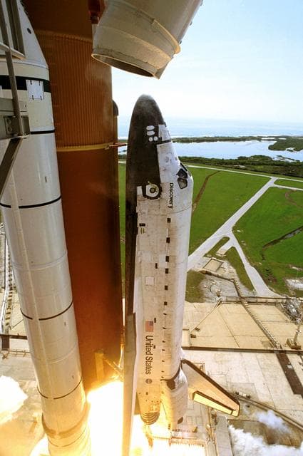 NASA image: STS-114 launch at KSC