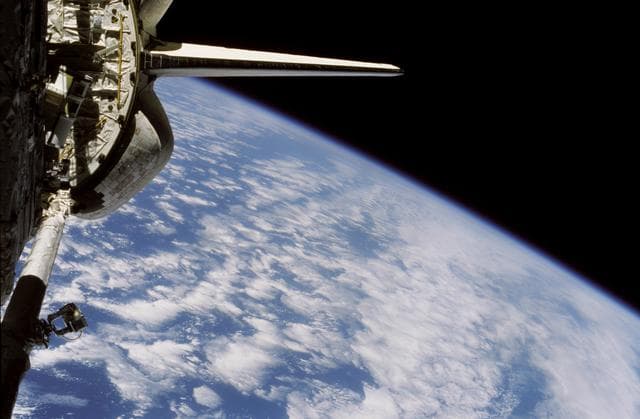 NASA image: View of the STS-116 Space Shuttle Discovery aft payload bay