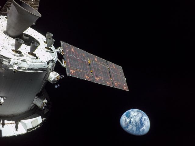 NASA image: Orion and Earth