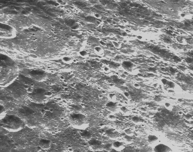 NASA image: Flight Day 6: Orion's Optical Navigation Camera Captures Lunar Surface