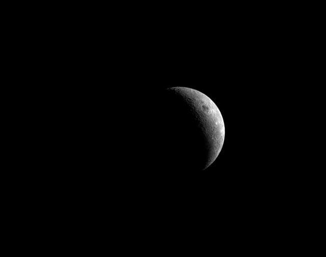 NASA image: Flight Day 7 -- Orion's Optical Navigation Camera Captures the Moon