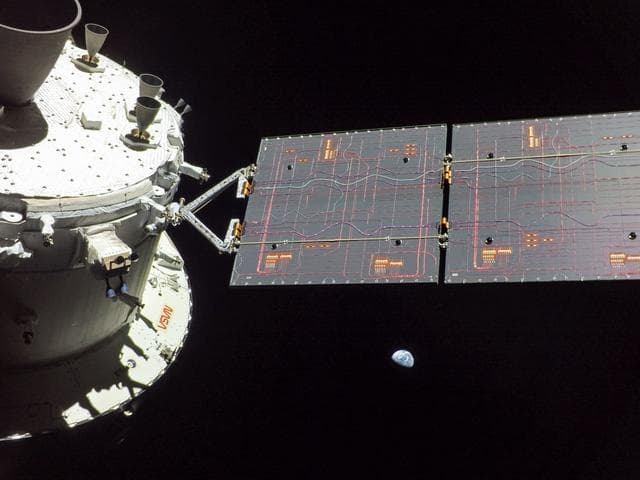 NASA image: Flight Day 14: Orion and Our Home