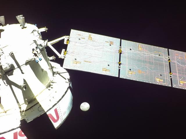 NASA image: Flight Day 15: Orion and the Moon