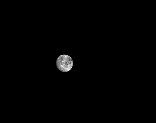 NASA image: Flight Day 16: Orion's Optical Navigation Camera Captures Moon