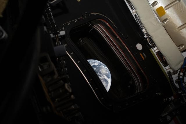 Artemis II Looking Back at Earth