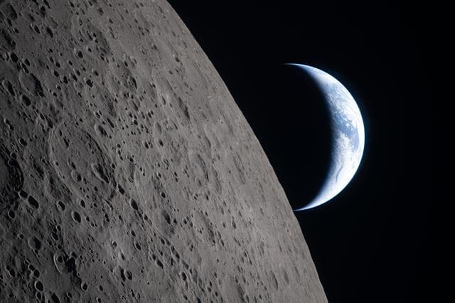 NASA image: Peeking at the Earth