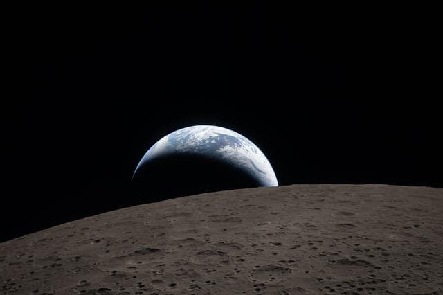 NASA image: Earthset