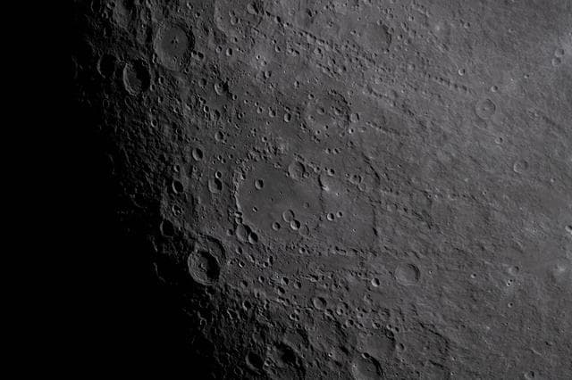 NASA image: Vavilov Crater Along the Hertzsprung Basin Rim