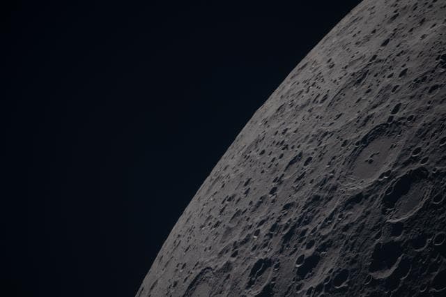 NASA image: Poynting and Keeler Craters on the Lunar Far Side