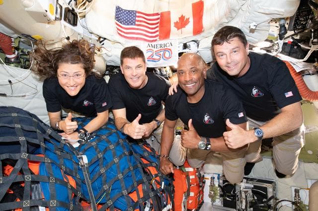 NASA image: Four Thumbs Up